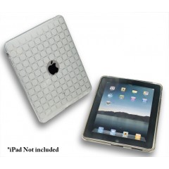 iPad PTU Skin Case, Anti-slip, Solid, Firm Grip, White Color - CL-ACC62009