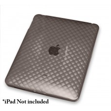 iPad PTU Skin Case, Anti-slip, Solid, Firm Grip, Black Color - CL-ACC62010