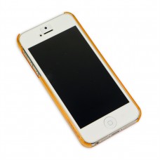 iPhone 5, Hard Cover Case (Neon Orange Color) with Screen Protector - CL-ACC62056