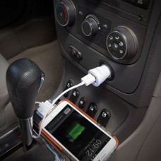 Flush Dual Port 2.1 Amp USB phone tablet car charger - CL-ADA20161