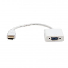 HDMI to VGA Adapter with Stereo Audio Support Powered by USB Port - CL-ADA31037
