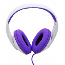 Purple Over the Ear Lightweight Adjustable Stereo Wired Headphone - CL-AUD63032