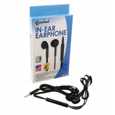 In-Ear Earbuds with In-Line One button control, volume and Mic - CL-AUD63099