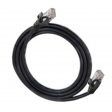 3 Meter RJ45 LAN Cable CAT 6e, 26AWG, Black Color - CL-CAB24014