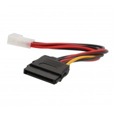 4 Pin Molex Male to Two 15 Pin SATA Power Cable - CL-CAB40021