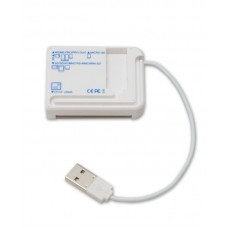 USB 2.0 Card Reader, 5 Slots, All-in-1, White Color - CL-CRD20060