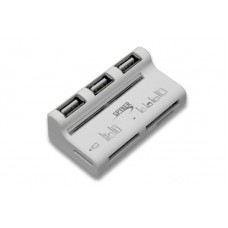 USB 2.0 4 Slot Card Reader with 3-Port USB2.0 Hub - CL-CRD50007