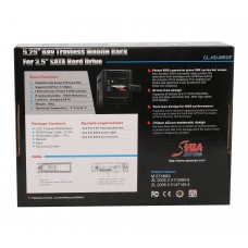 5.25" Bay Drive Tray Less Mobile Rack for 3.5" SATA III Hard Drives - CL-HD-MROF