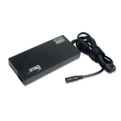 Notebook Universal Power Adaptor, Provide up to 90W, 12-tips, Ultra Slim, Support Major Brands, 1x USB Port - CL-NBK61030