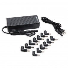 Notebook Power Adaptor, Provide up to 120W, 13-tips, Support Major Brands, 1A USB Port - CL-NBK61032