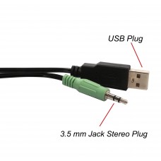 17" USB Powered Sound Bar Speaker for PC Monitor - CL-SPK20149