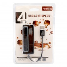 Mini 4 Port USB 2.0 Hub - CL-U2MNHUB-4B