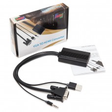 VGA to HDMI Converter with Audio Support 1920 x 1080 Resolution - SD-ADA31040