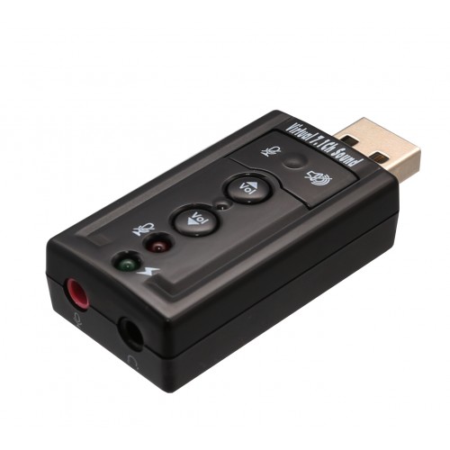 USB 2.0 External Sound Adapter with Optical SPDIF Output - SD-AUD20101