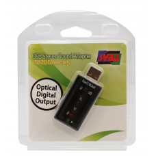 USB 2.0 External Stereo Sound Adapter with Optical SPDIF Output - SD-AUD20101