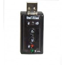 USB 2.0 External Virtual 7.1 Surround Sound Adapter