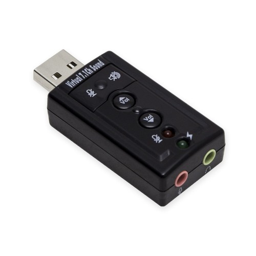Jeg har erkendt det Isolere Veluddannet USB 2.0 External Virtual 7.1 Surround Sound Adapter - SD-CM-UAUD71
