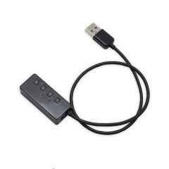 USB 2.0 Virtual 7.1 24 Bit 96kHz Audio Adapter with Integrated Mic - SD-DAC63095
