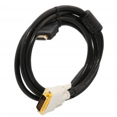 6 ft DVI Dual Link to HDMI Male to Male Cable Gold Plated Connector - SD-DVIHDMI-MM-6