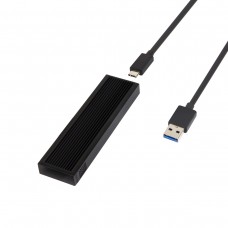 USB 3.1 to M.2 NVME PCIe SSD Enclosure, NVME M-Key to Type C