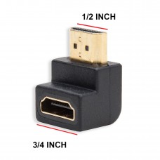 HDMI Male to Female Right Angle Adapter - SD-HMM-HMF-L