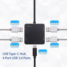 USB 3.1 Gen 1 Type-C Mini Hub -USB 3.0 Type A Hub / USB C PD Charge Port Pass Through - SD-HUB20218