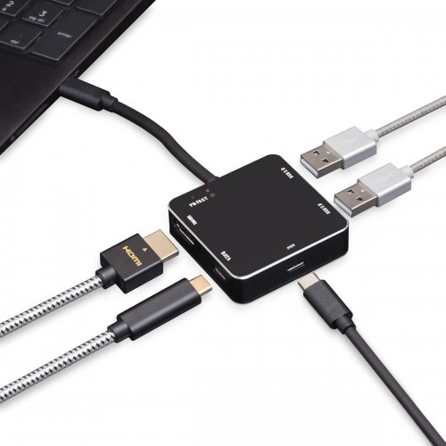 Multi-Function USB C Hub Adapter PD Fast Charging For Macbook,Type
