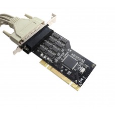 8 Port DB9 Serial PCI 32 Bit Card - SD-PCI15029