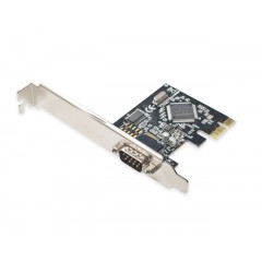 1 Port Serial PCIe Card MCS9922 Chipset Syba Single Port RS-232 RS-422 RS-485 DB9 Serial PCI-Express 2.0 x1 Card 