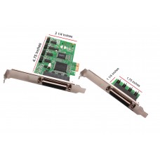8 Port DB9 Serial PCI-e x1 Card - SD-PEX15036