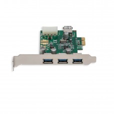 3 Port USB 3.0 and One USB 3.0 Internal PCI-e x1 Card - SD-PEX20080