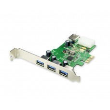 4 Port USB 3.0 PCI-e 2.0 x1 Card - SD-PEX20137