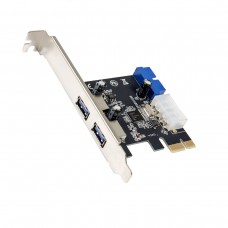 2 Port USB 3.0 and USB 3.0 19 Pin Int. Header PCI-e 2.0 x1 Card - SD-PEX20139