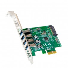 4 Port USB 3.0 PCI-e 2.0 x1 Card - SD-PEX20159