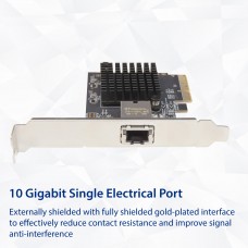 10 Gigabit 10GBase-T NBASE-T Ethernet PCI-e x4 Network Card - SD-PEX24055