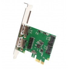 2 Port SATA III or eSATA III PCI-e 2.0 x1 Card - SD-PEX40049