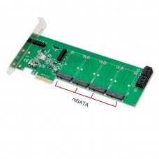 4 Port mSATA PCI-e 2.0 x4 RAID Card - SD-PEX40079