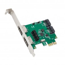 2 Port SATA III RAID PCI-E 2.0 x1 Card - SD-PEX40100