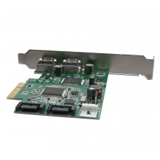 2 Port USB 3.0 and 2 Port SATA III 2-Lane PCI-e 2.0 x4 Card - SD-PEX50055