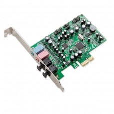7.1 Surround Sound PCI-e Sound Card, S/PDIF In and Out - SD-PEX63081