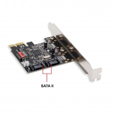 2 Port SATA II PCI-e x1 Card - SD-SA2PEX-2IR