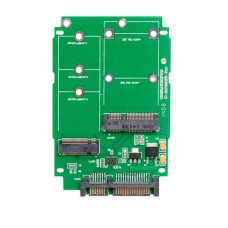 PCI mounted M.2 B-Key or mSATA SSD to SATA III Adapter Card - SI-ADA50067