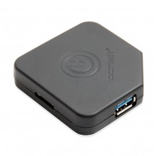 Slim 2 Port USB 3.0 Hub with SD MicroSD Card Reader - SI-HUB50066