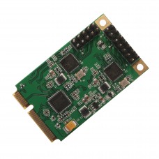 Mini PCI-Express 2-Port Gigabit Ethernet Card - SI-MPE24046