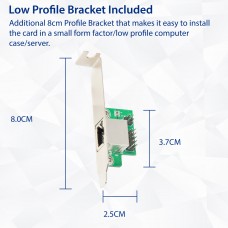 2.5 Gigabit Ethernet Mini PCI-e  Network Interface Card