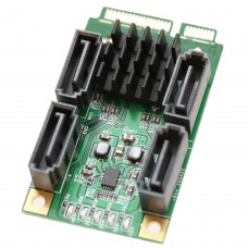 4 Port SATA III Mini PCI-e Controller Card - SI-MPE40125