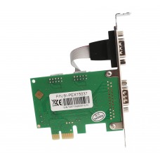 2 Port DB9 Serial PCI-e 1.0 x1 Controler Card - SI-PEX15058
