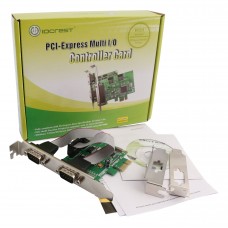 2 Port DB9 Serial PCI-Express 2.0 x1 Card - SI-PEX15037