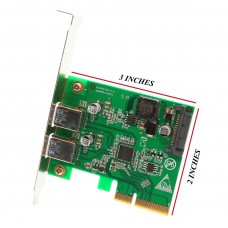 2 Port USB 3.1 Type A PCI-e 2.0 x4 Controller Card - SI-PEX20174