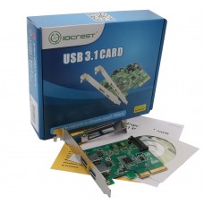 2 Port USB 3.1 Type A 10Gbps PCI-e x4 Card - SI-PEX20208